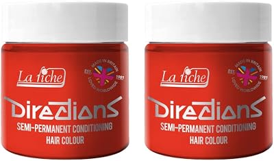 La Riche Directions Neon Red 2x 100ml Semi-Permanent Hair Colour