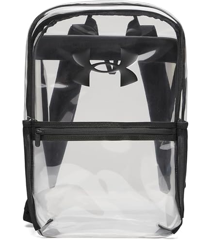 Mochila transparente adidas – Bolsa transparente para estadio, Claro/Negro, Tamaño único : Deportes y Actividades al Aire Libre