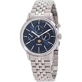 Timex Marlin Quartz Moon Phase Blue Dial Watch TW2W51300JR