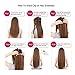 13colors Synthetic Fiber Clips in on Hair Extension Full Head One Piece 5 Clips Long Straight Curly Wavy Ash Blonde 30 Inches 150G