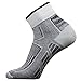 Pure Athlete Running Socks Quarter Length - Lightweight, Thin, Moisture Wicking - Anti-Blister Athletic Sock (Black, Large)