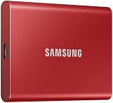 Samsung T7 Portable SSD 1 TB Metallic Red USB 3.2 Gen 2 Fast Storage view 4