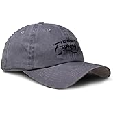 Speedy Pros Soft Baseball Cap Embroidered Dad Hat I'd Rather Be Fishing Black Embroidery Cotton