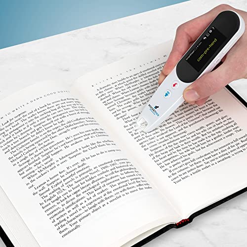 Rocket Pen Reading Tutor + Case. Use Its Six Learning Aids to Make Reading Your New Super Power. OCR Scanner for Dyslexia - Hear Scanned Text. Scans Phone, Tablet, Printed Page. No PC Needed