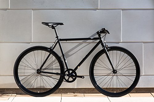 Wulf Matte Black Core-Line State Bicycle | Fixie Single Sped Fixed Gear Bike - Wulf (Matte Black) Large (58 cm) - Thumbnail 3