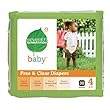 Seventh Generation Free and Clear Baby Diapers, Stage 4, 30 Count (Pack of 4)