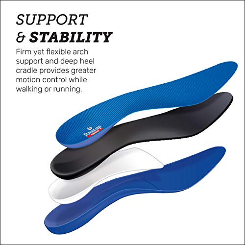 Powerstep UnisexAdult Pinnacle Arch Support Orthotic Insert for