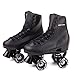 Skate Gear Soft Boot Roller Skate, Retro Fashion High Top Design in Faux Leather for Indoor & Outdoor