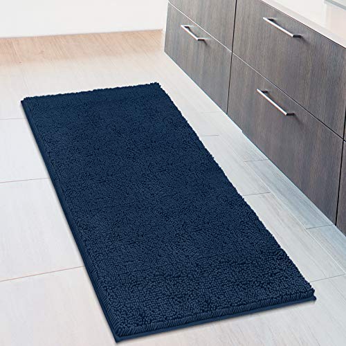 MAYSHINE Large Soft Plush Microfiber Bathroom Rug or Floor Runner Shag