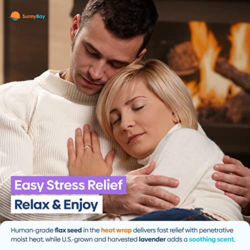 SunnyBay Microwave Heating Pad, Microwavable Heated Neck and Shoulder