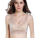 Intimate Portal Women Beaute Cotton Lace Wire Free Leisure Bralette