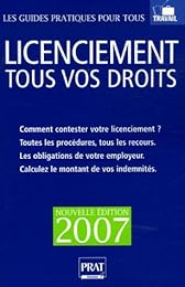 Licenciement, tous vos droits