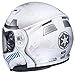 HJC Star Wars Unisex-Adult CS-R3 Storm Trooper Motorcycle Full Face Helmet (White, Large)
