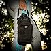 Water Bottle Carrier with Shoulder Strap for Walking 1l or 2 liter Water Bottle Holder Bag - Great for Sport Running Bicycle and Hiking 16 Oz to 40 oz - Molle Pouch Hydration Black - by P&P4EVER
