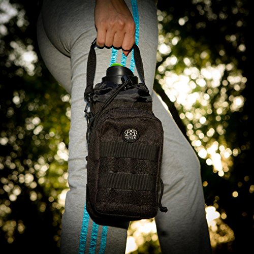 Water Bottle Carrier with Shoulder Strap for Walking 1l or 2 liter
