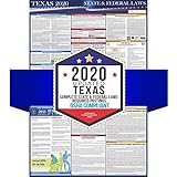 2019 Texas State and Federal Labor Laws Poster - OSHA Workplace Compliant 24