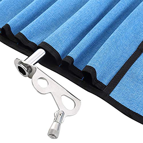 Freahap Organizer Bag Ice Screw Bag Tent Stake Organizer Tool Bag for Rock/Ice Climbing Equipment Gear Bag Blue