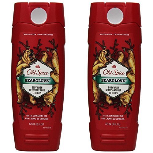 Old Spice Wild Collection Bearglove Men's Body Wash 16 Oz (Pack of 2)