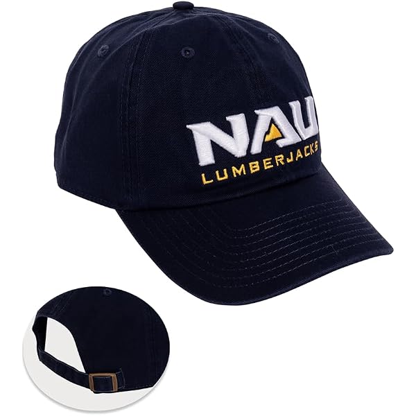 Desert Cactus Longwood University Baseball Cap - Adjustable LU Lancers Embroidered Hat In Blue - View #4