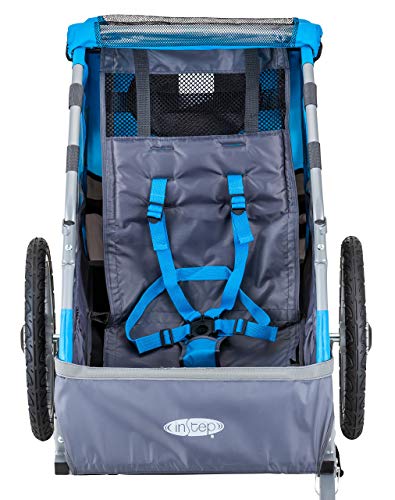 InStep Sync Single Bicycle Trailer, Blue (Renewed)