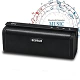 GEVALA Bluetooth Stereo Speaker, Strong and Clear Sound, Rich Deep Bass, Super Long Wireless Range and Playtimes