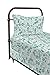 Twin Folk Animal Seafoam Print Sheet Set for Kids Bedding- Double Brushed Ultra Microfiber Luxury Bedding Set By Where the Polka Dots Roam