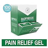 Biofreeze On-the-Go Pain Relief Gel, 5 mL Packets, 100 Count, Green (Packaging May Vary)