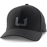 HUK Men's Barb U 110 Performance Hat, Fishing Golf Running Cap, Stretch Fit, 6 Panel Snapback, Sweatband, Recycled Brim