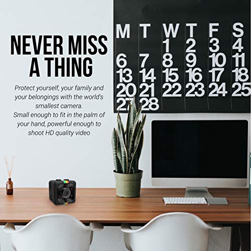 Hidden Spy Camera SD Card Included Mini Portable Wireless Security Dashcam Motion Detection