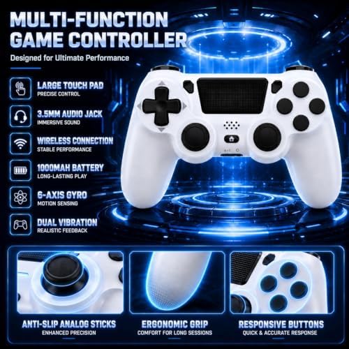 Wireless Controller für PS4 Controller, mit USB-C-Anschluss