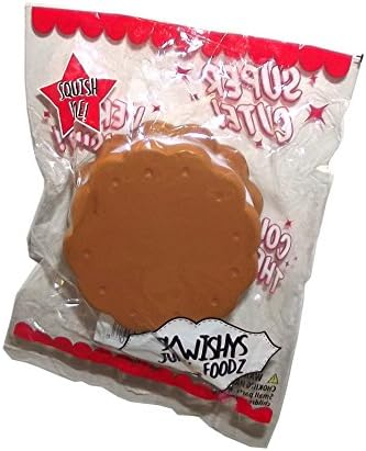Skwishys Junk Foodz Soft Squish Stress Toy (Sandwich Cookie)