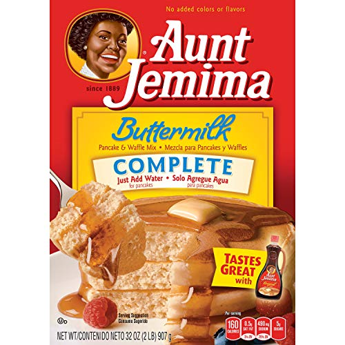 Aunt Jemima Original Syrup & Complete Buttermilk Pancake Mix Variety Pack, 2 (2lb) Boxes of Pancake Mix & 1 (24oz) Bottle of Original Syrup, 1 Set