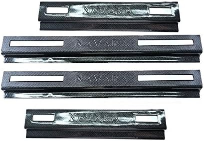 CARBON SILL SCUFF PLATE 4 DOORS FOR NISSAN NAVARA NP300 2014 2015 2016 PICKUP