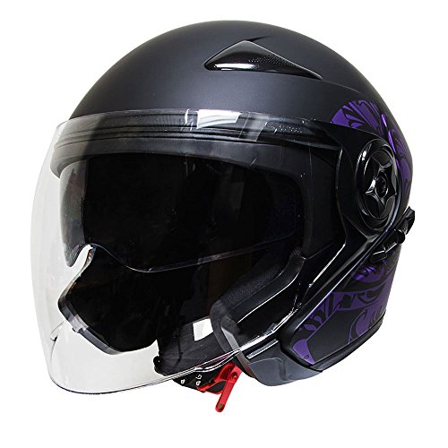 Voss 303 Purple Eclipse Dual Lens Dot Three Quarter Open