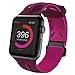 Raptic Action Band, Compatible with 38mm Apple Watch - Replacement Band - Soft Silicone, Active Watch Band - Compatible with Apple Watch Series 1, Series 2, Series 3 and Nike+, [Purple/Pink]