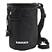 Rock Climbing Chalk Bag With Belt and Zipper Pocket- For Chalk Storage -Ideal For Rock Climbing, Mountaineering, Bouldering & Gymnastics with Drawstring Closure, Quick-clip Belt