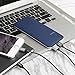 PURIDEA S4 6600mAh 2.4A Output Portable Charger, Dual USB Power Bank External Battery Backup Pack (1.5A Input Li-polymer Battery Banks) for Apple iPhone 5 6 Plus Samsung HTC Nokia LG Sony,Navy Blue