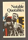 Mass Market Paperback Notable Quotables Book