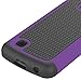 OEAGO LG K4 LTE Case, LG Spree Case, LG Rebel LTE Case Cover Accessories - Shock-Absorption Dual Layer Defender Protective Case Cover for LG K4 LTE/LG Spree/LG Rebel LTE/LG Optimus Zone 3 - Purple