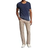 Mavi Zach Men's Straight Leg Pants, Regular Rise Twill Pants for Men, Beige Twill, Light Beige Work Pants, 36 x 30