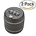 [2 Pack] Mulan Wine Lock Liquor Bottle Combination Lock with Reset Code Red Wine Whiskey Topper Lock for Locking Wine Stopper Keeps Wine Fresh Best for Wine Lover - Gift Set