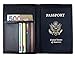 RFID Blocking Wallet Leather Passport Holder Wallet Cover Case …