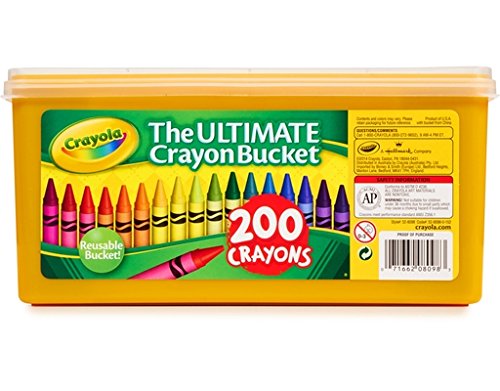 Crayola Ultimate Crayon Bucket 200 Crayons