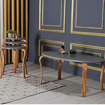 Luna Center Table Decorative Coffee Table For Your Living Room Decomodul Grey Ctwc2118 Buy Online At Best Price In Uae Amazon Ae