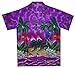 Funky Hawaiian Shirt, Parrot, Purple XXL