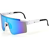 Douide Cycling Glasses for Youth Women & Men, Baseball Sunglasses UV400 Lens - Ideal for Hiking, Running, Fishing, Skiing