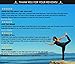 Shantihi Yoga Mat Black - Thick Eco Friendly Premium TPE Yoga Mat. Non Slip, Reversible, Durable Exercise Pilates Mat.