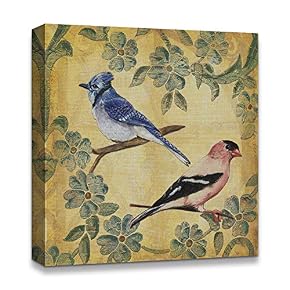 Abstract Antique Style Painting Artwork for Home Framed
