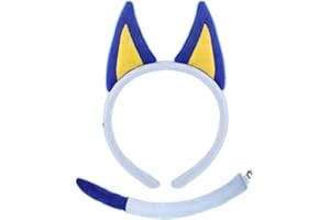 Seglorwy Dog Ears Headband, Birthday Party Halloween Animal Ears Headwear Dog Puppy Cosplay Costume Accessories for Adult Kid