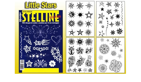 Little Stars Tattoo Flash Design Book 66 Pages Tattooing Products Beauty Amazon Com
